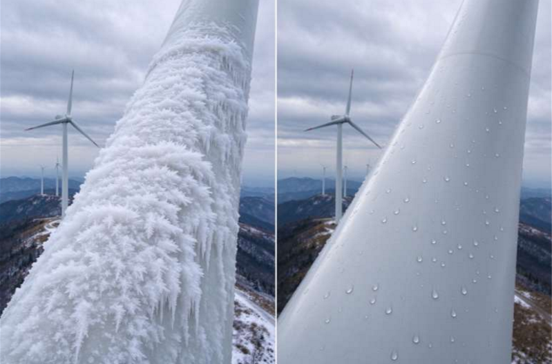 超疏水防结冰纳米涂层